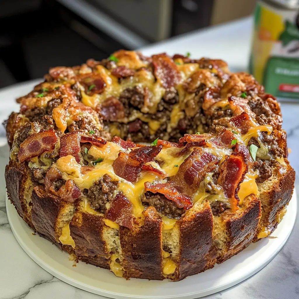 Bacon Cheeseburger Monkey Bread