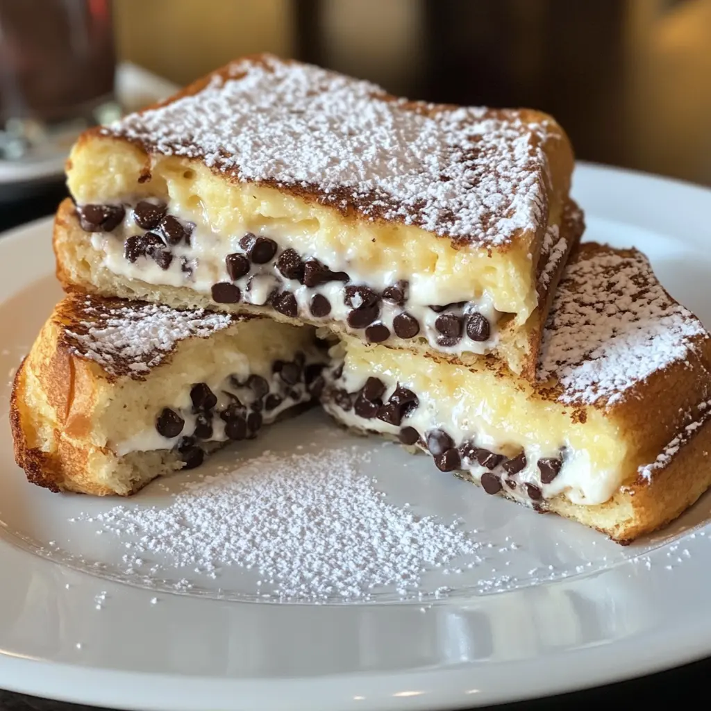 Cannoli Stuffed French Toast