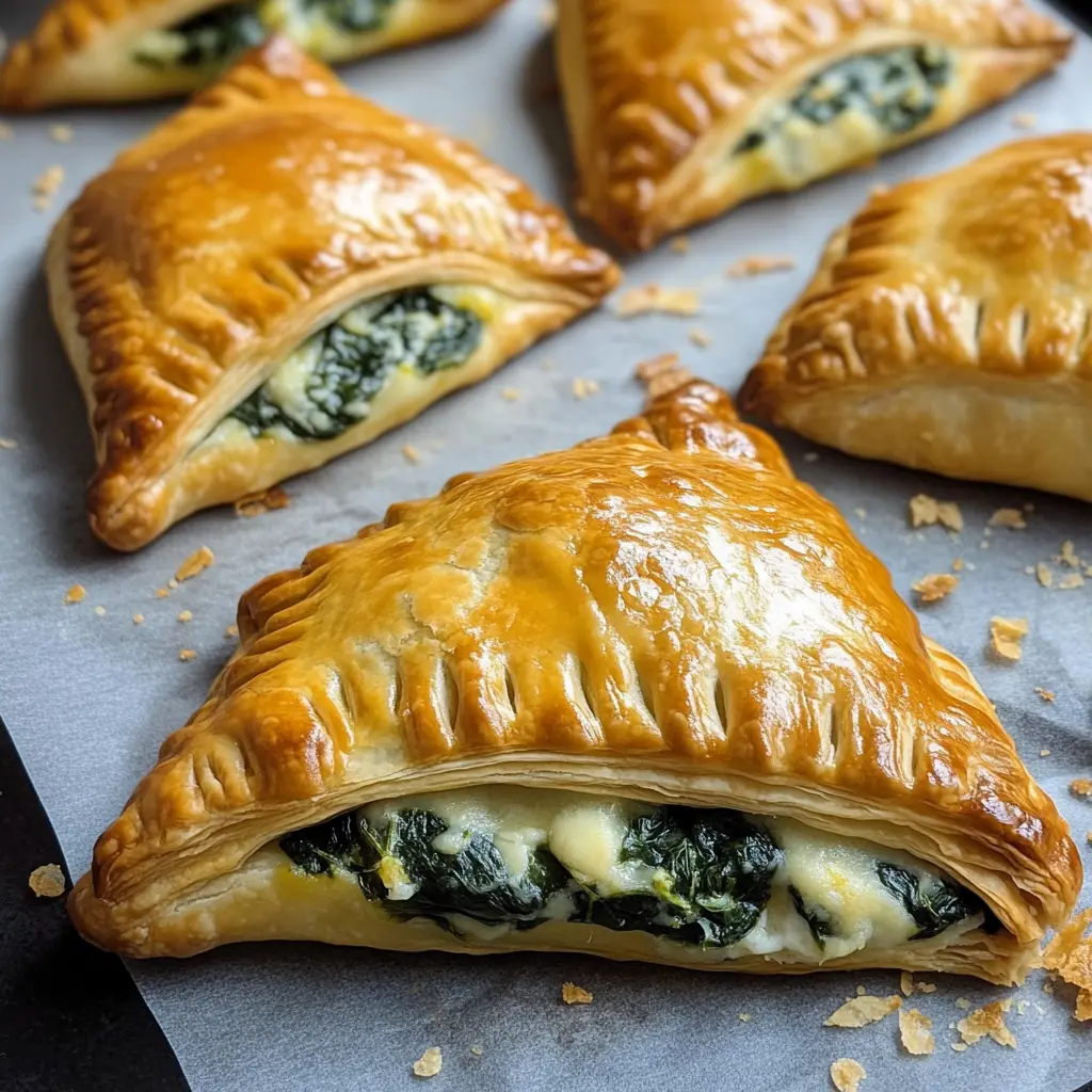 Cheese & Spinach Pasties Recipe