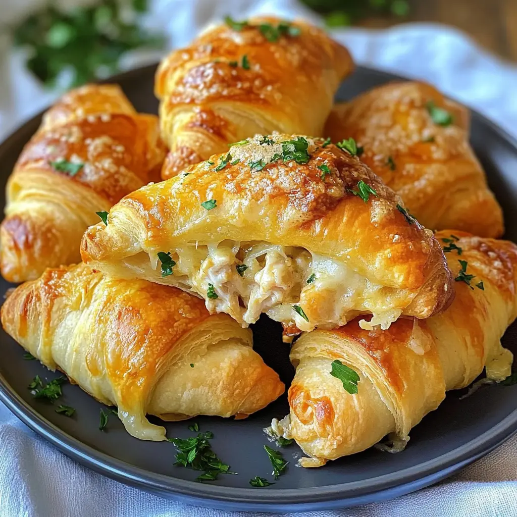 Chicken Stuffed Crescent Rolls