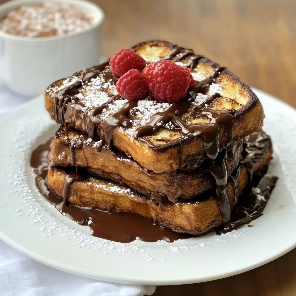 Chocolate Brioche French Toast