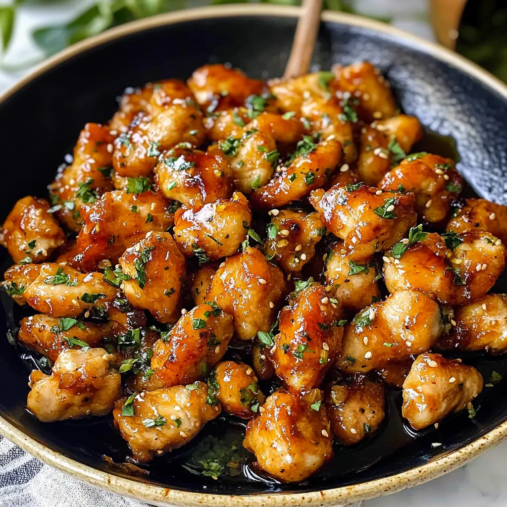 Honey Garlic Chicken Bites