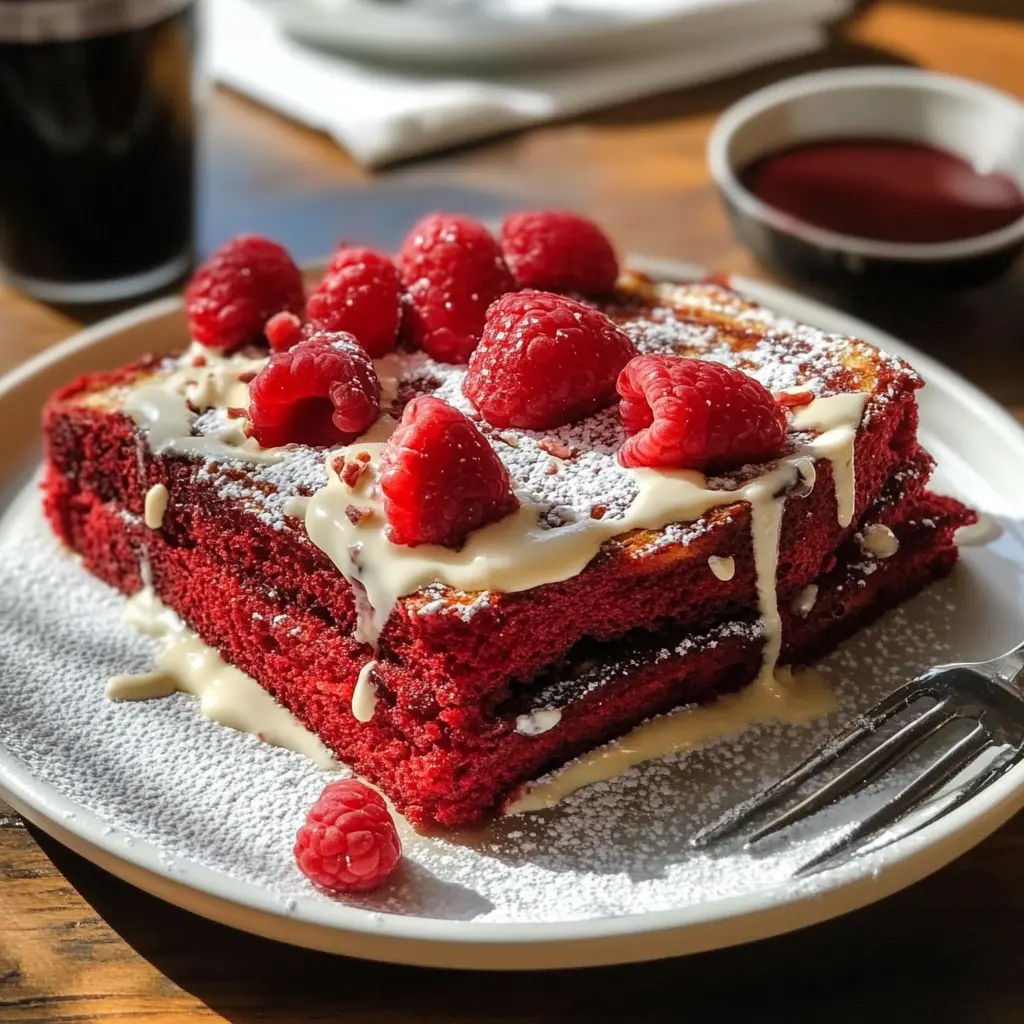 Red Velvet French Toast