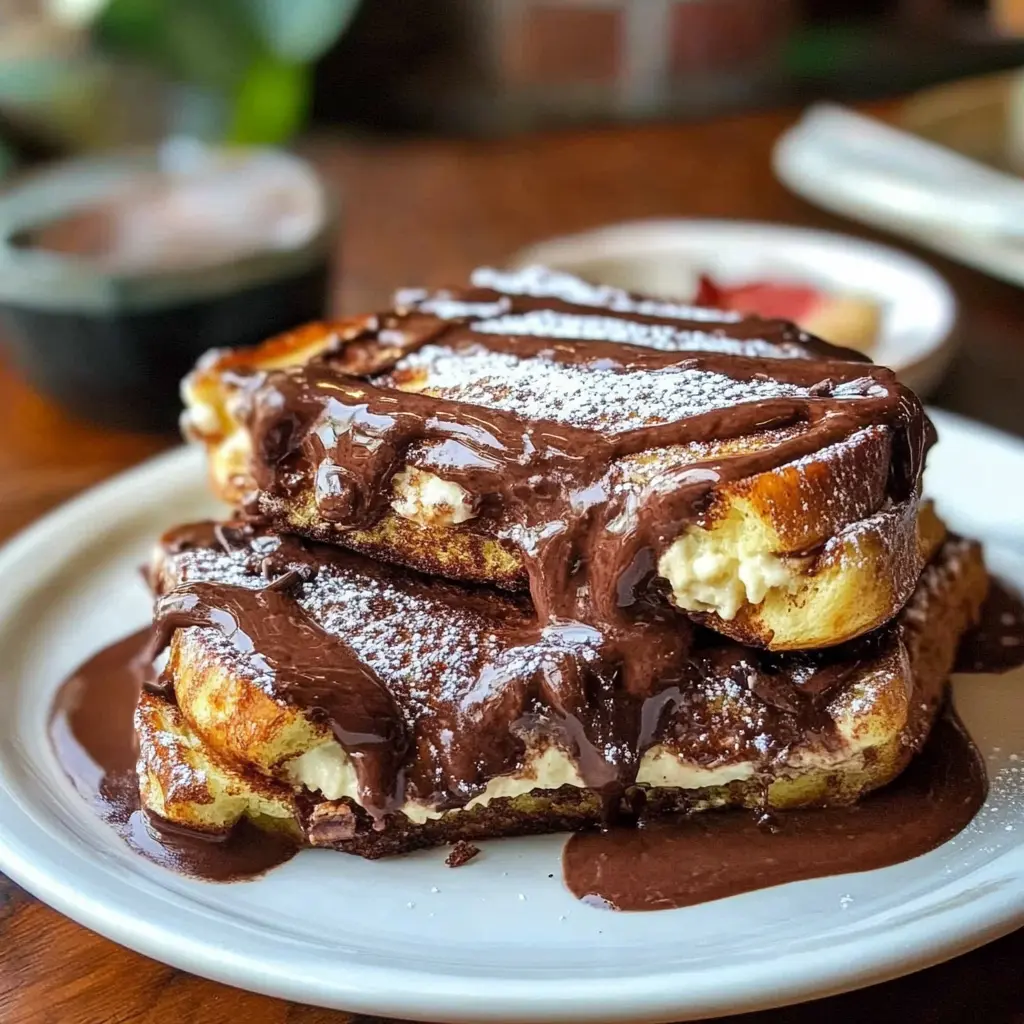 Stuffed Hot Chocolate French Toast