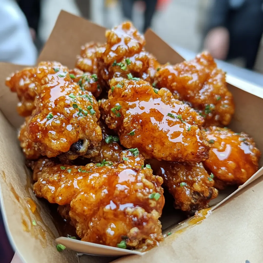 Sweet Honey Garlic Chicken Wings