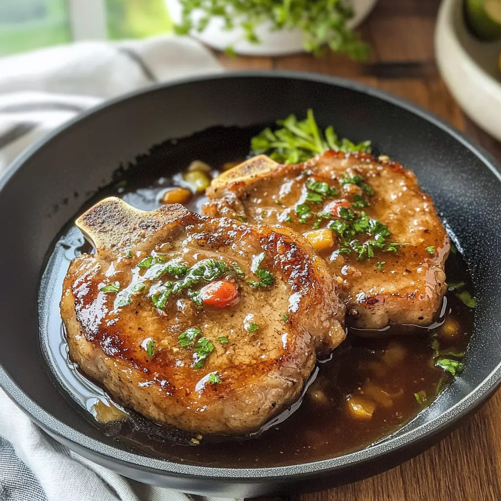 30 Minute Brown Sugar Pork Chops