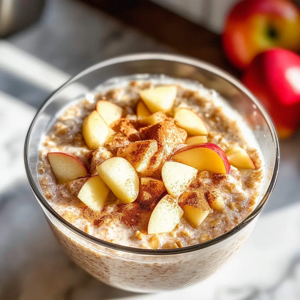 Apple Cinnamon Overnight Oats