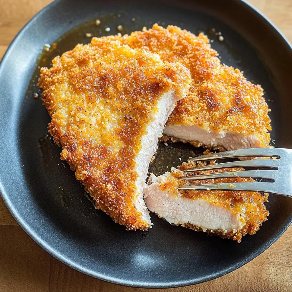 Panko-Crusted Fried Pork Chop