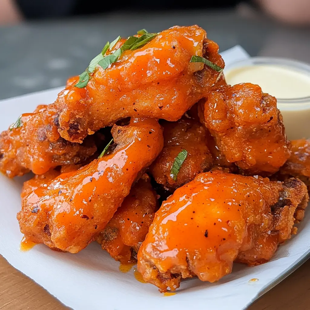 Super Crispy Baked Buffalo Wings